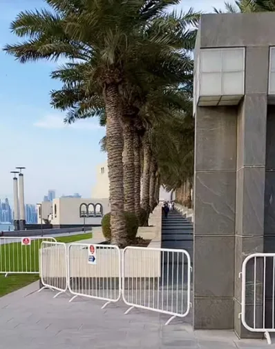 Barreras de control de multitudes