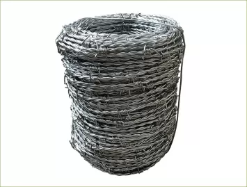 Alambre de púas galvanizado y recubierto de PVC