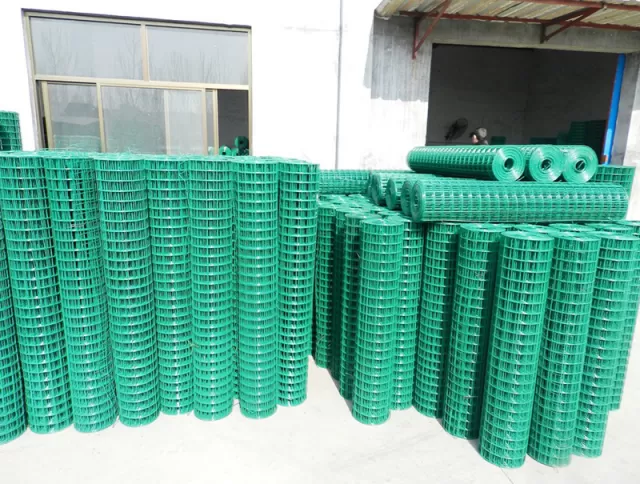 Malla Electrosoldada Revestida en PVC