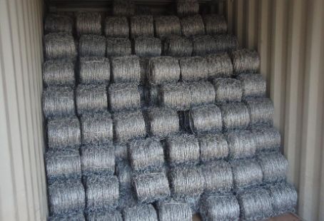 Alambre de púas galvanizado y recubierto de PVC