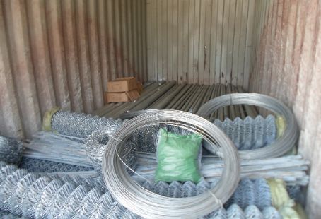 Cerca de Malla Ciclón, Cercado de Cadena Galvanizado/PVC