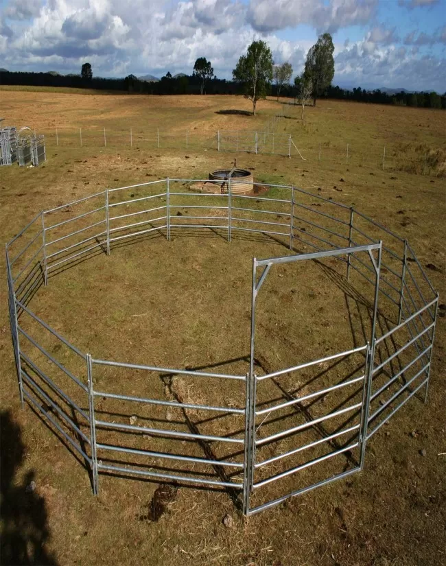 Cerca del corral para ganado
