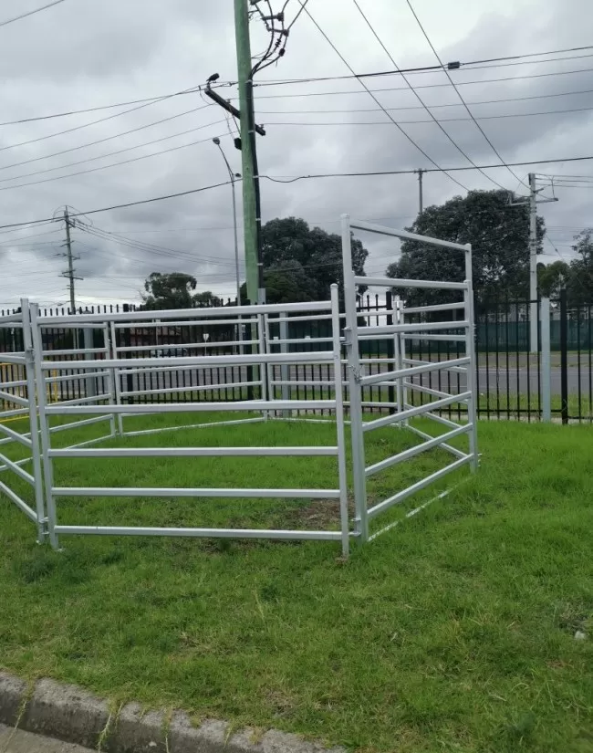 Cerca del corral para ganado