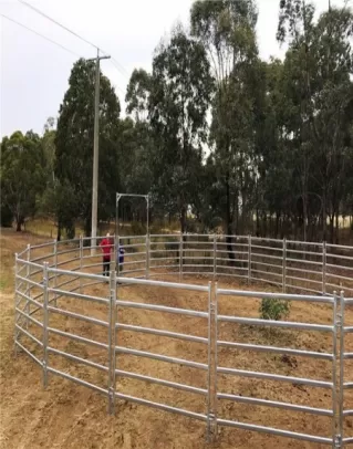 Cerca galvanizada para corral de ganado para caballos, ganado vacuno y ovejas