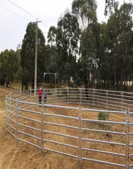 Cerca galvanizada para corral de ganado para caballos, ganado vacuno y ovejas